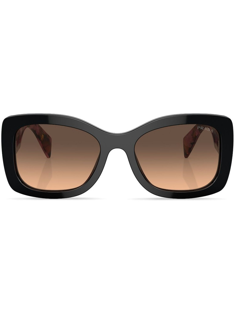 logo-lettering square sunglasses 1