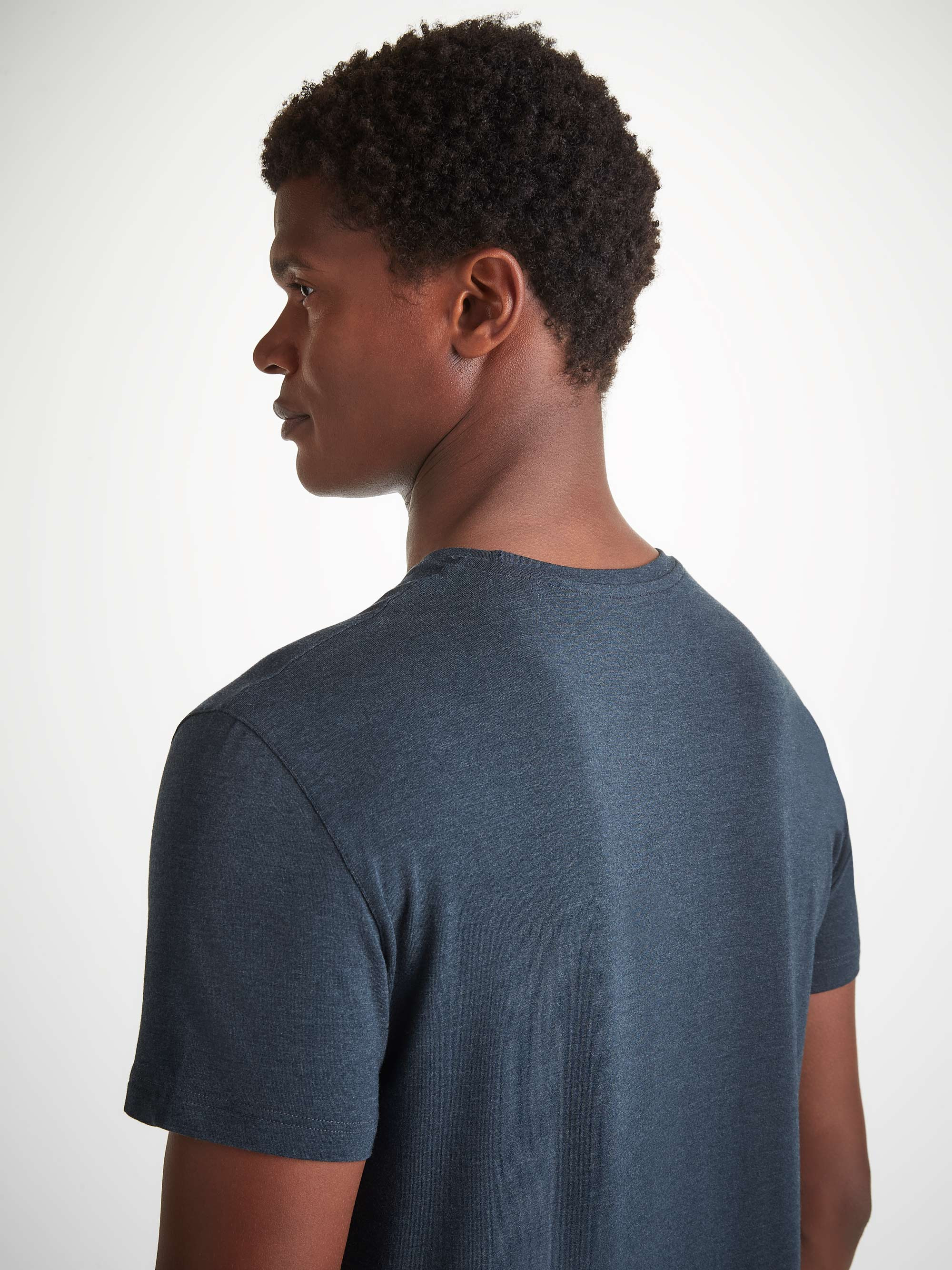 Men's T-Shirt Marlowe Micro Modal Stretch Anthracite - 6