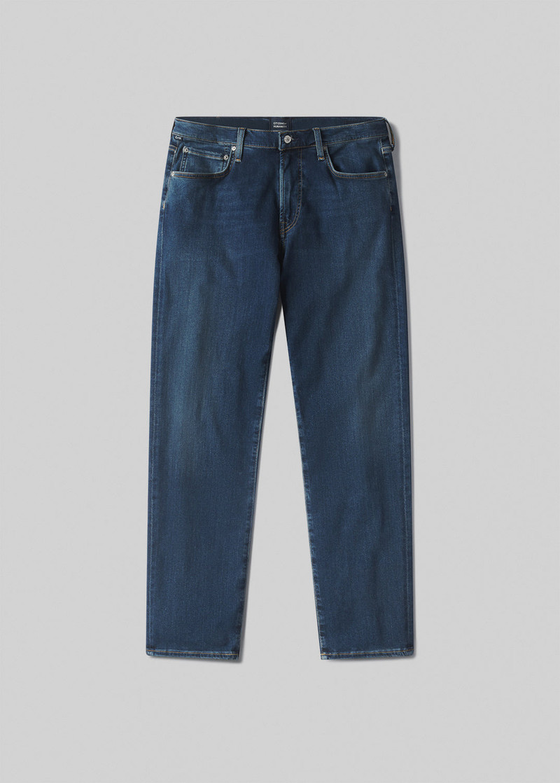 Elijah belt-loop straight-leg relaxed-fit stretch-woven 청바지 - 1