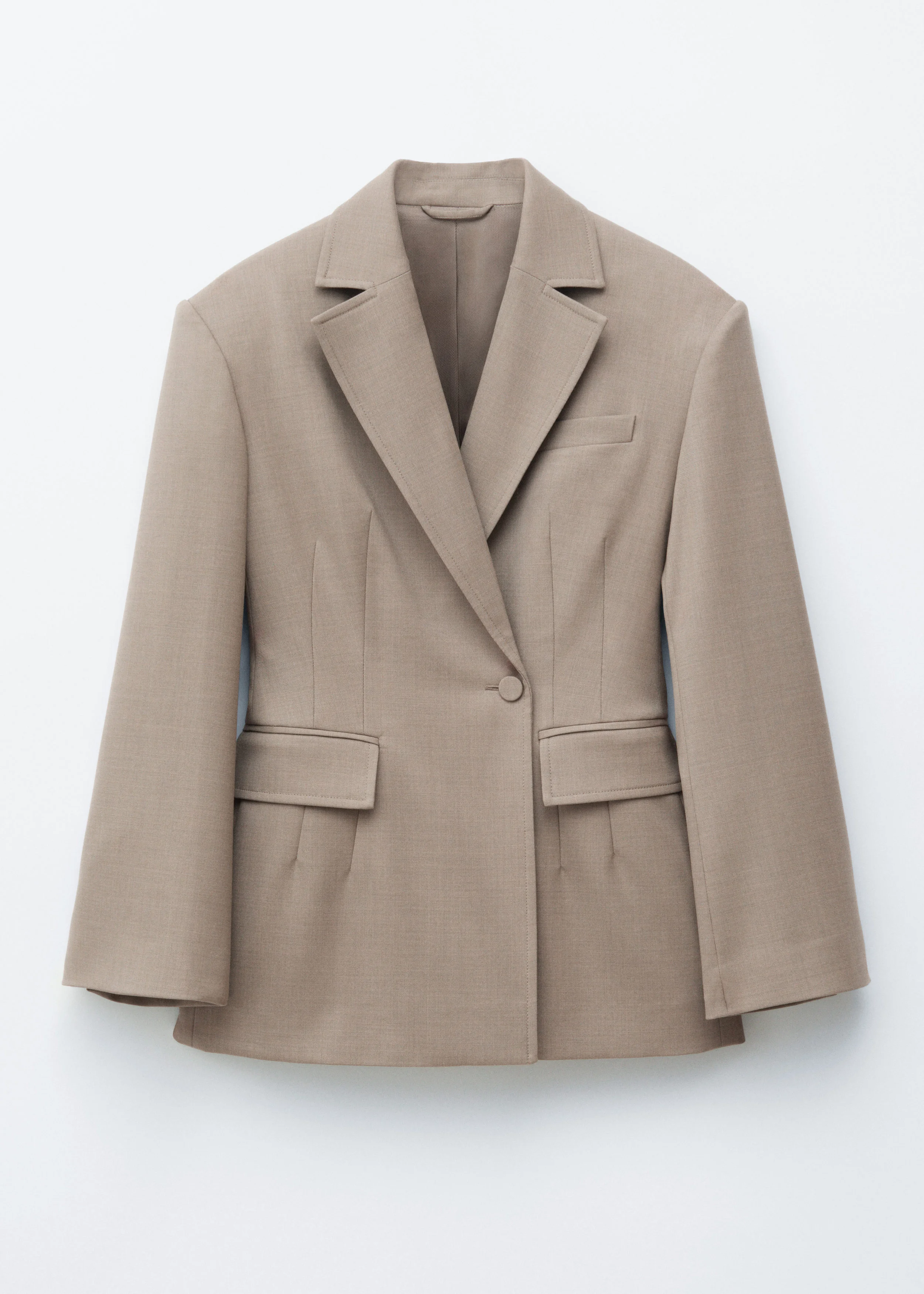 Tapered Wool Blazer - 1