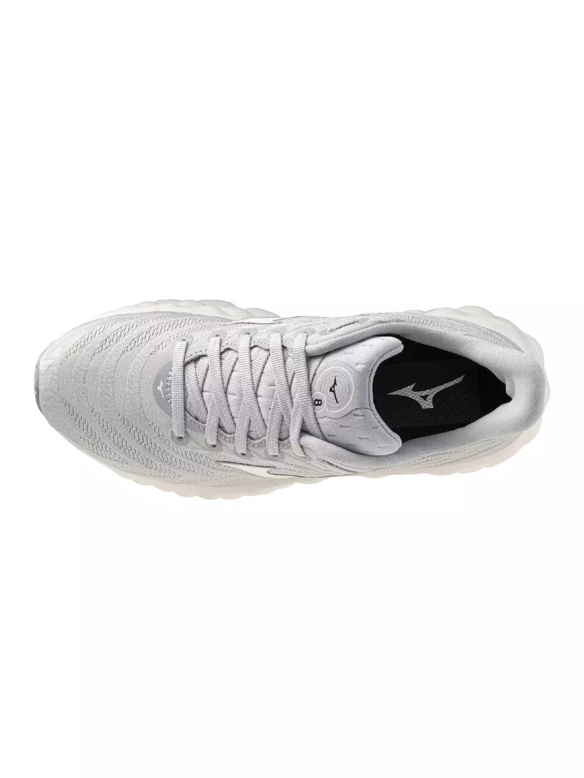 Wave Sky 8 "Harbor Mist/Snow White" Women's Running Shoe - 6