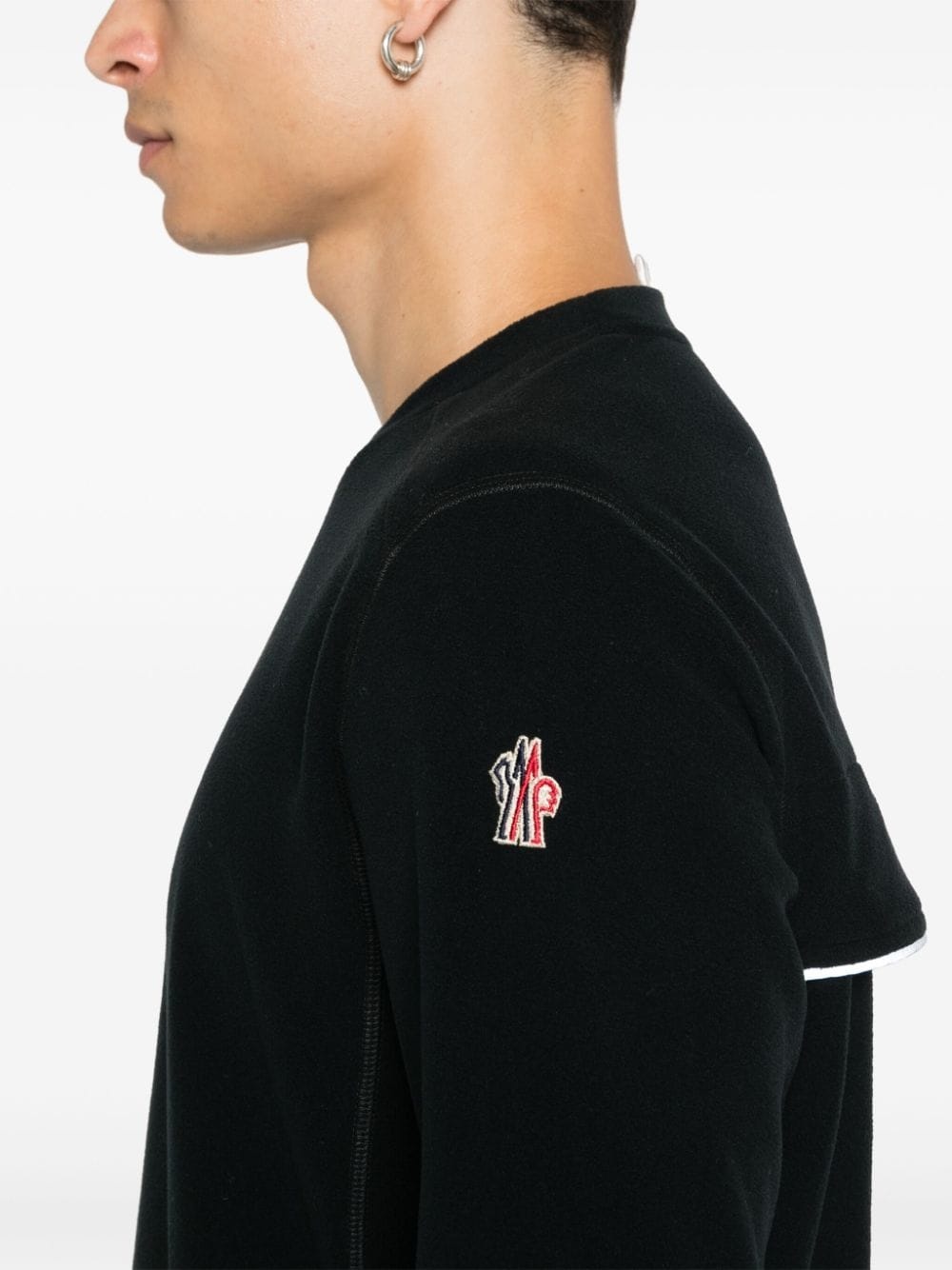 logo-patch performance sweatshirt - 5