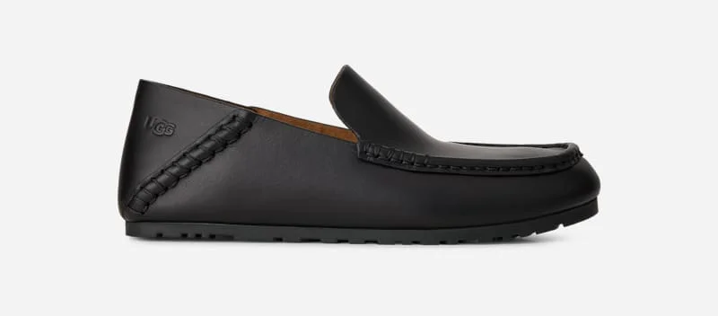 ® Women's Eldrie Loafer Sheepskin in Black Leather - 1