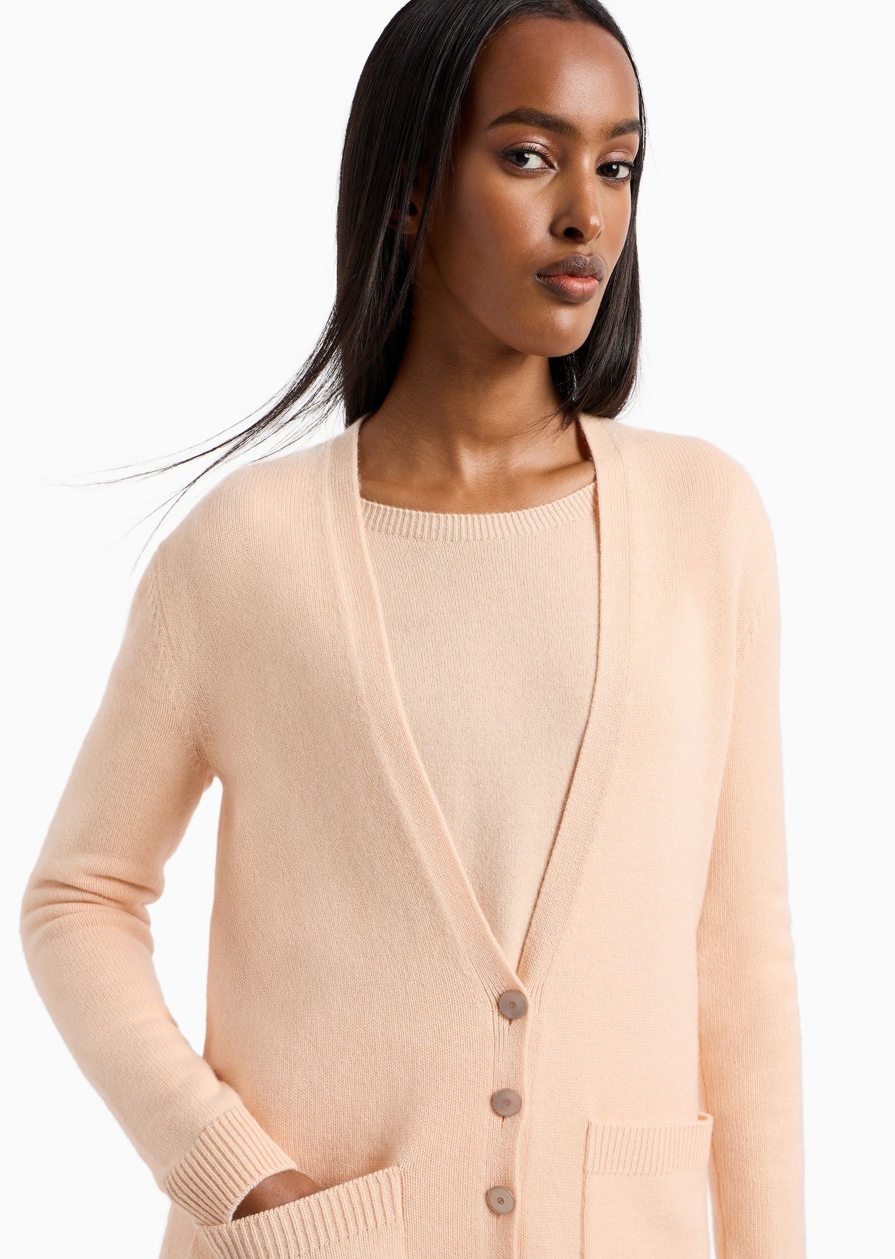 Long cashmere cardigan - 5