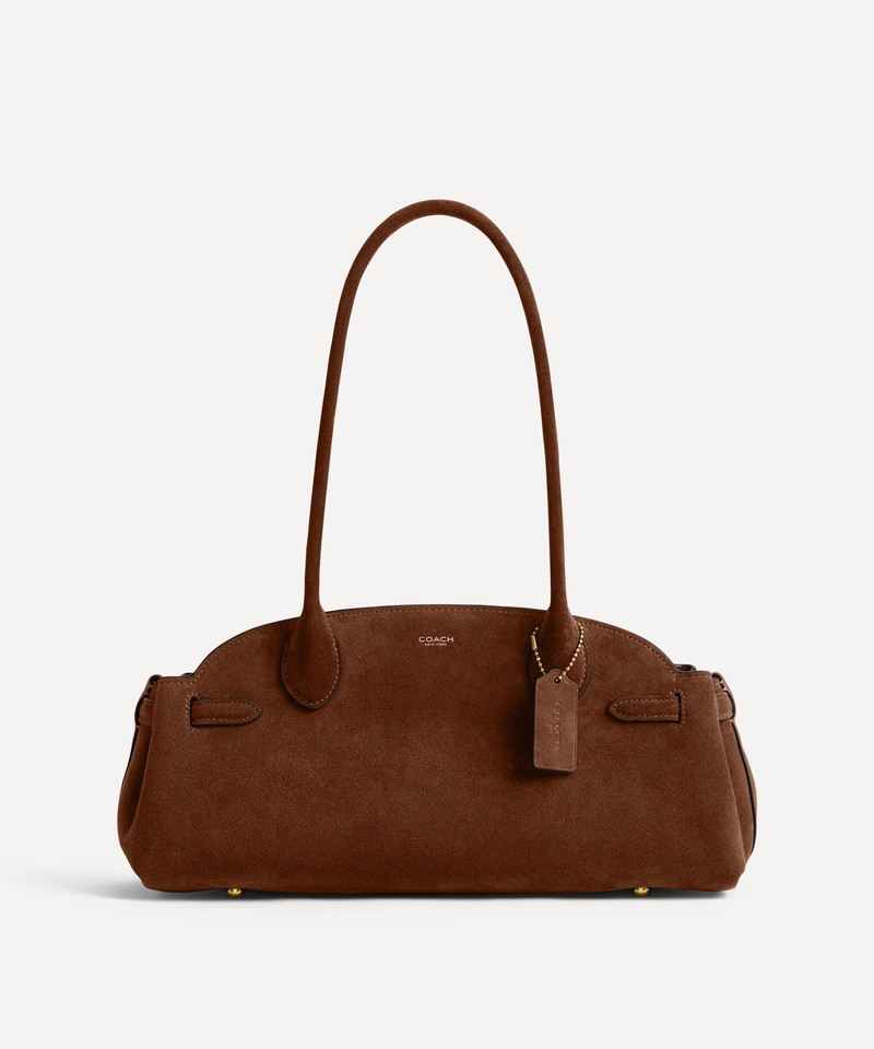 Empire Carryall Suede Top Handle Bag 34 1