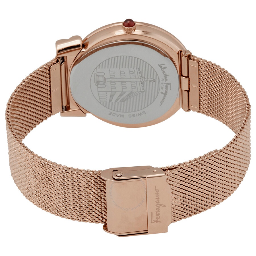Ferragamo Black Mother of Pearl Dial Ladies Watch SFIY00819 - 3