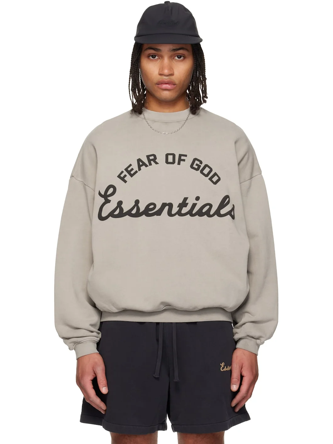 Gray Training 90s Crewneck Sweatshirt - 1