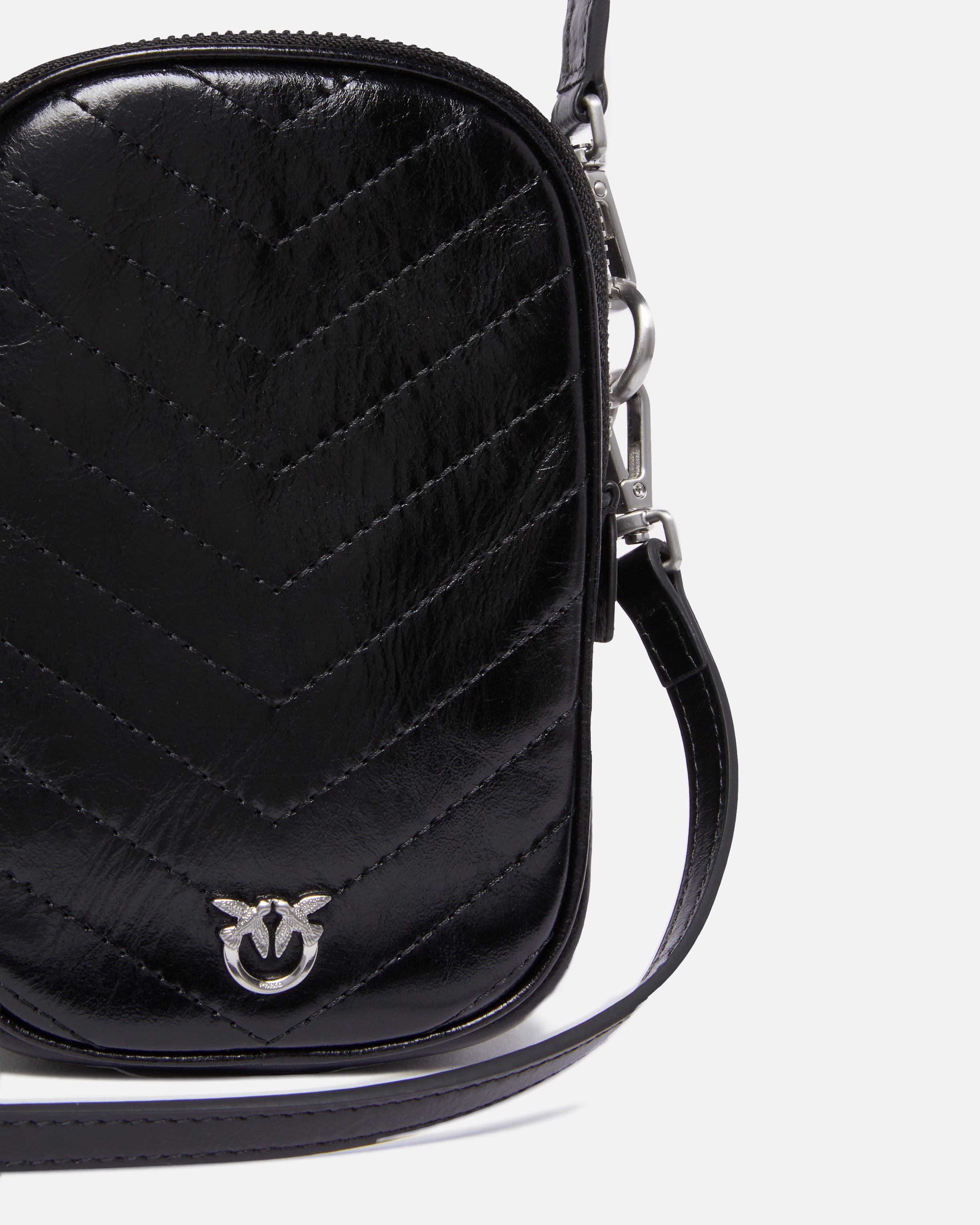 SMALL CHEVRON LEATHER HANDBAG - 3