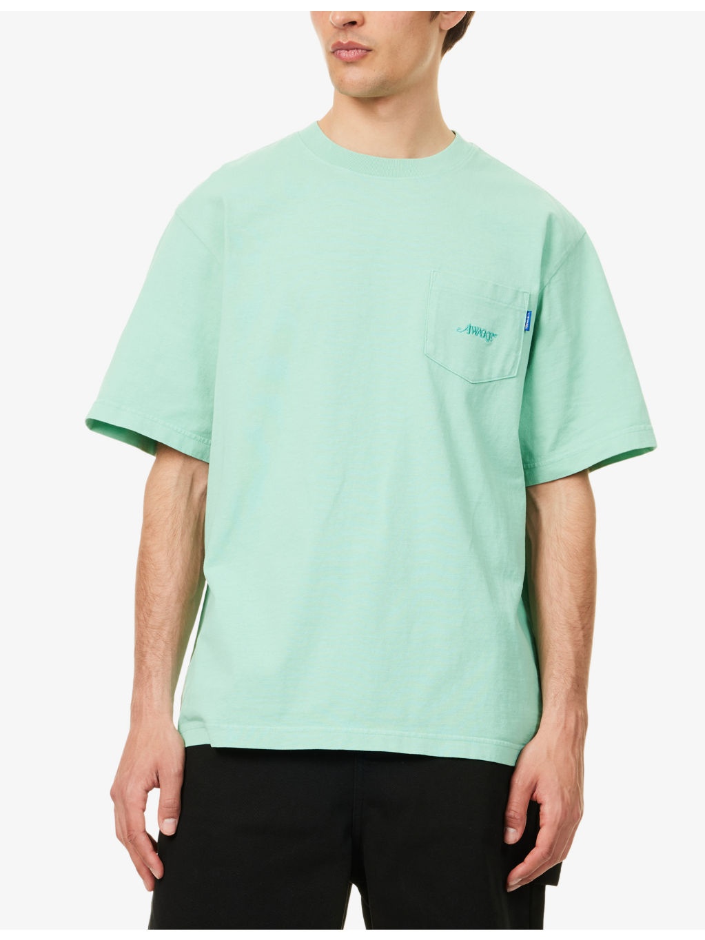 Patch-Pocket Crewneck Cotton-Jersey T-Shirt - 3