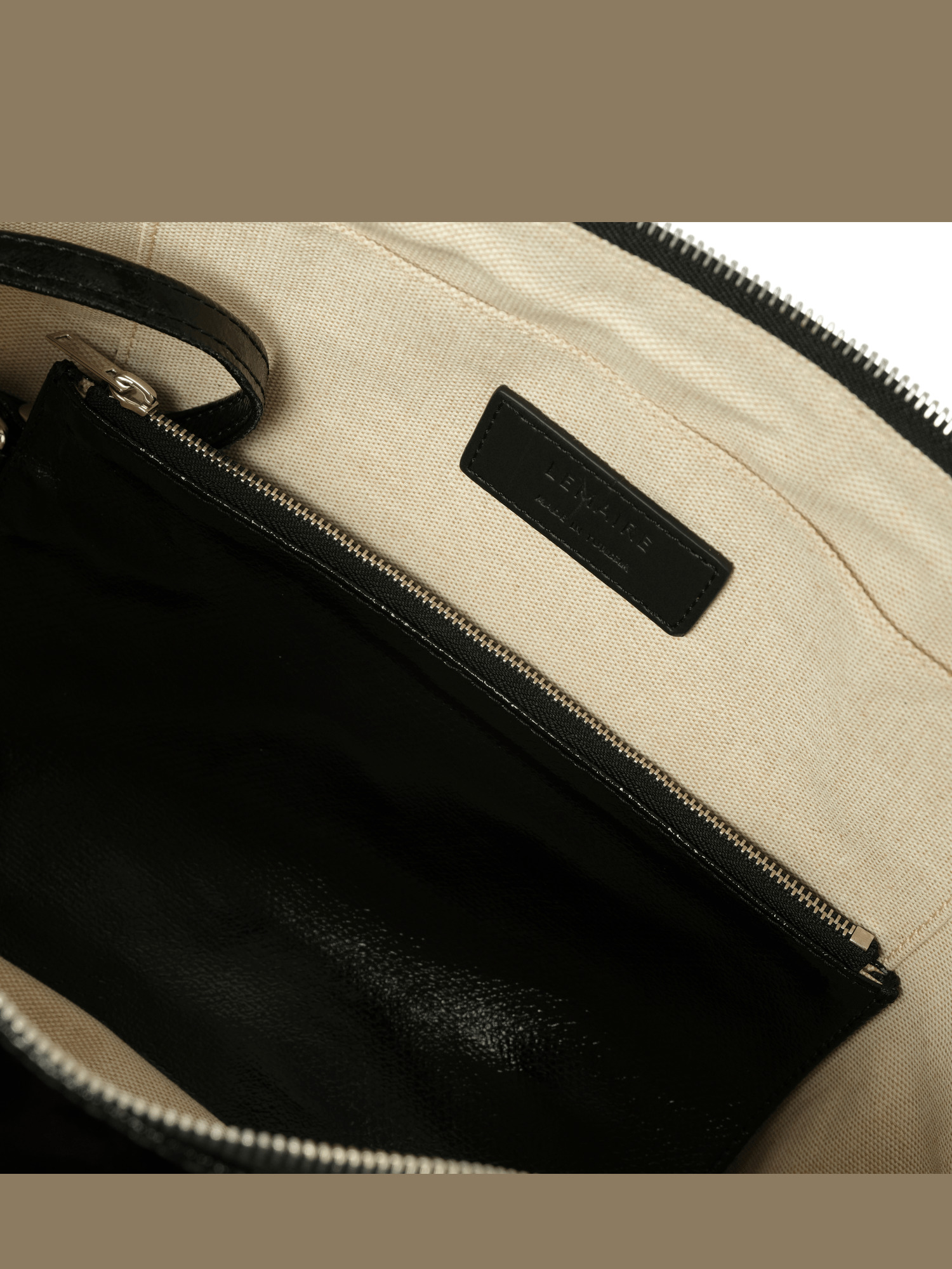 Large Croissant Bag in Black - 3