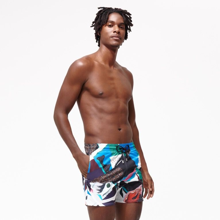 Men Stretch Swim Trunks Séduction - Vilebrequin x Deux Femmes Noires - 3
