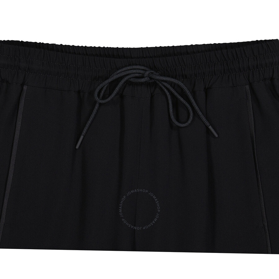 Burberry Ladies Black High-Waisted Wide-Leg Trousers - 7