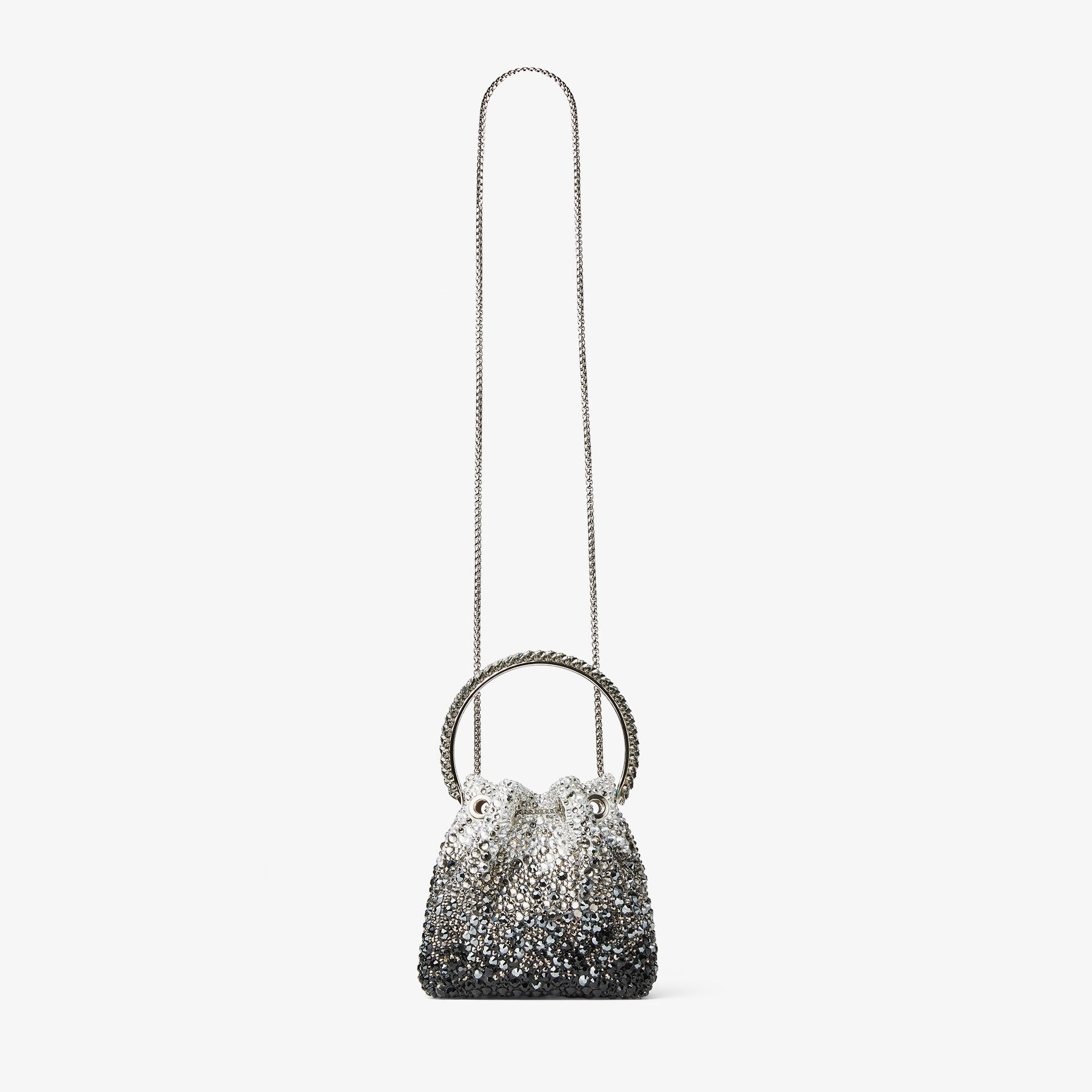 Bon Bon
Black Satin Bag with Crystals - 7