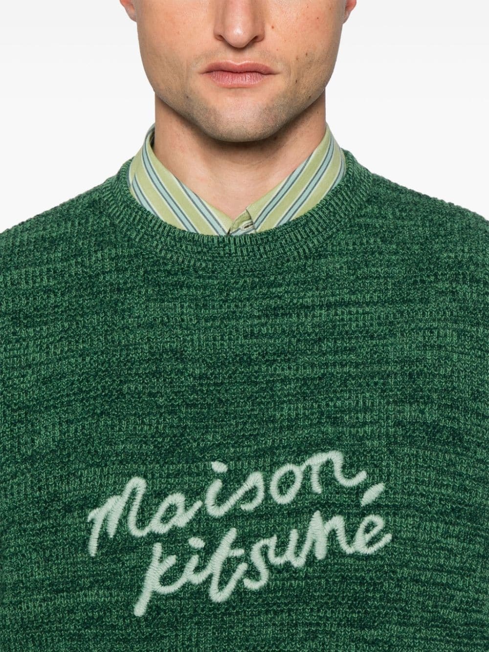 logo-embroidered sweater - 5
