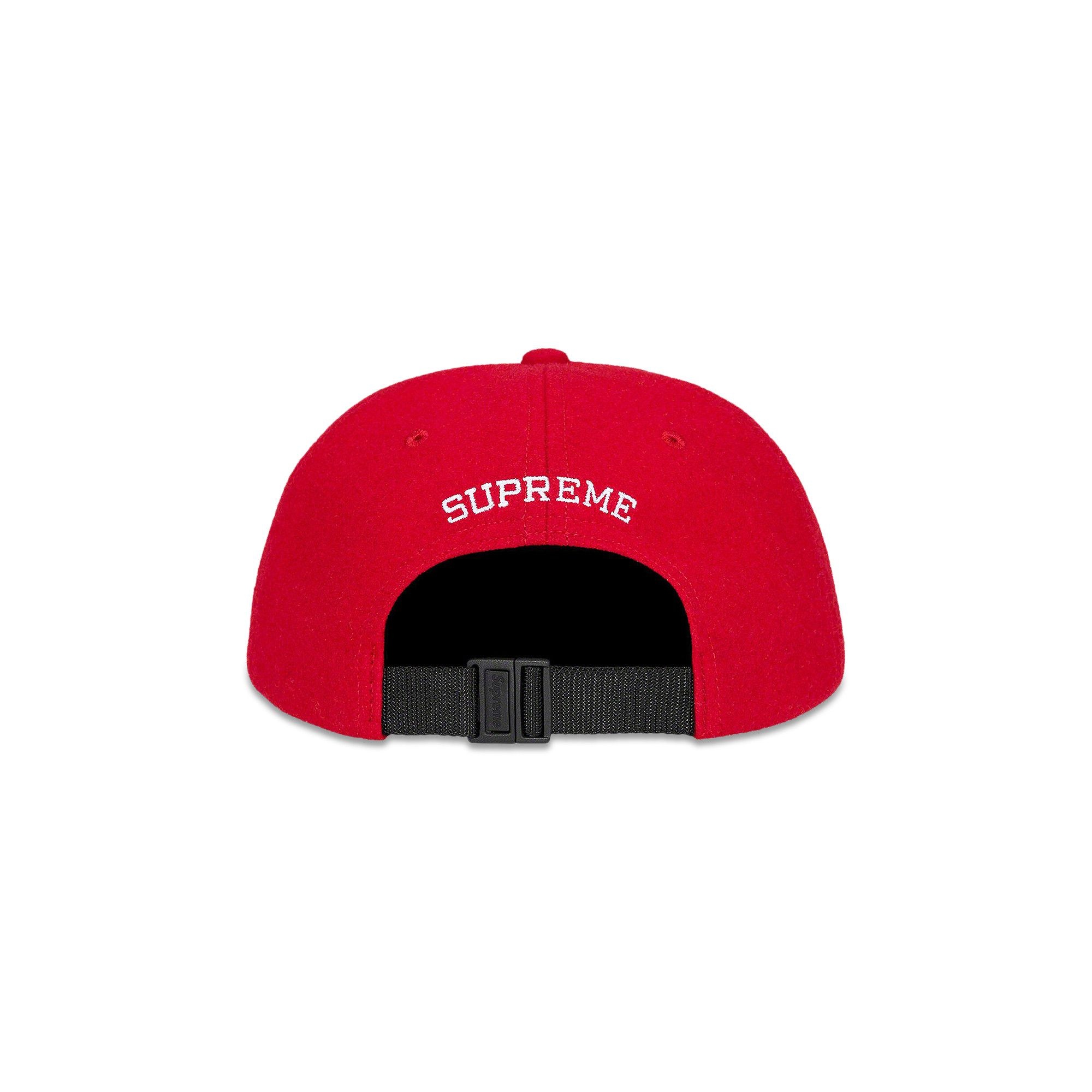 Supreme Waxed Wool 6-Panel 'Red' - 2