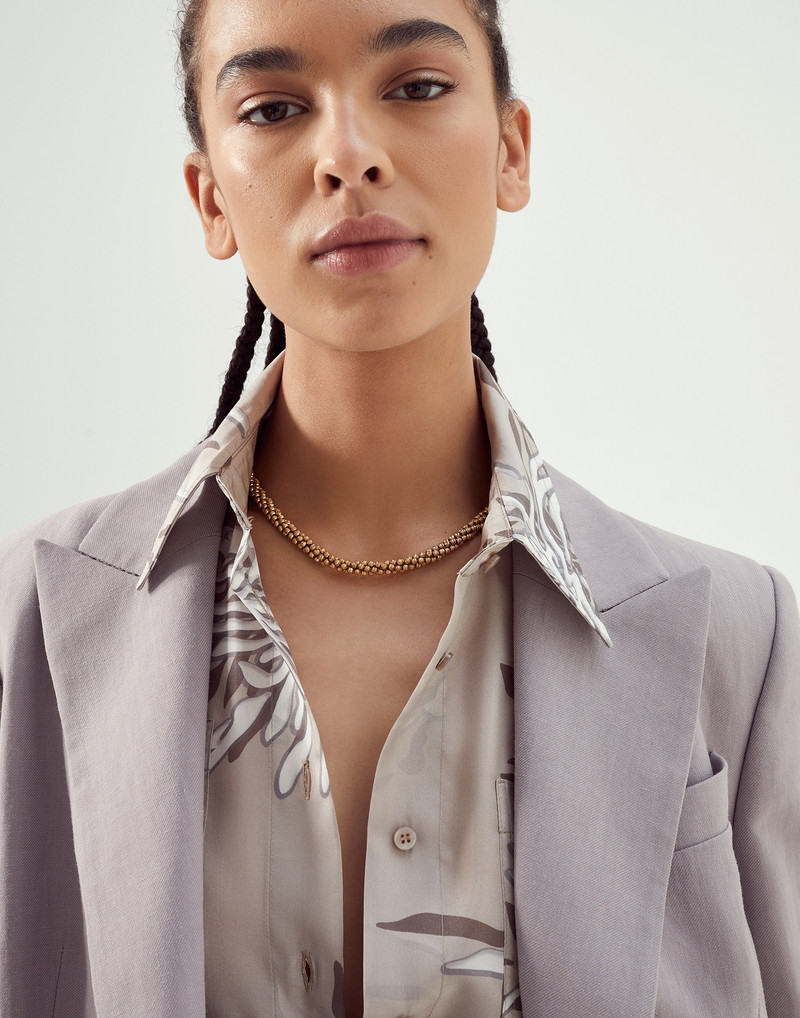 Stirling Silver twist necklace 3