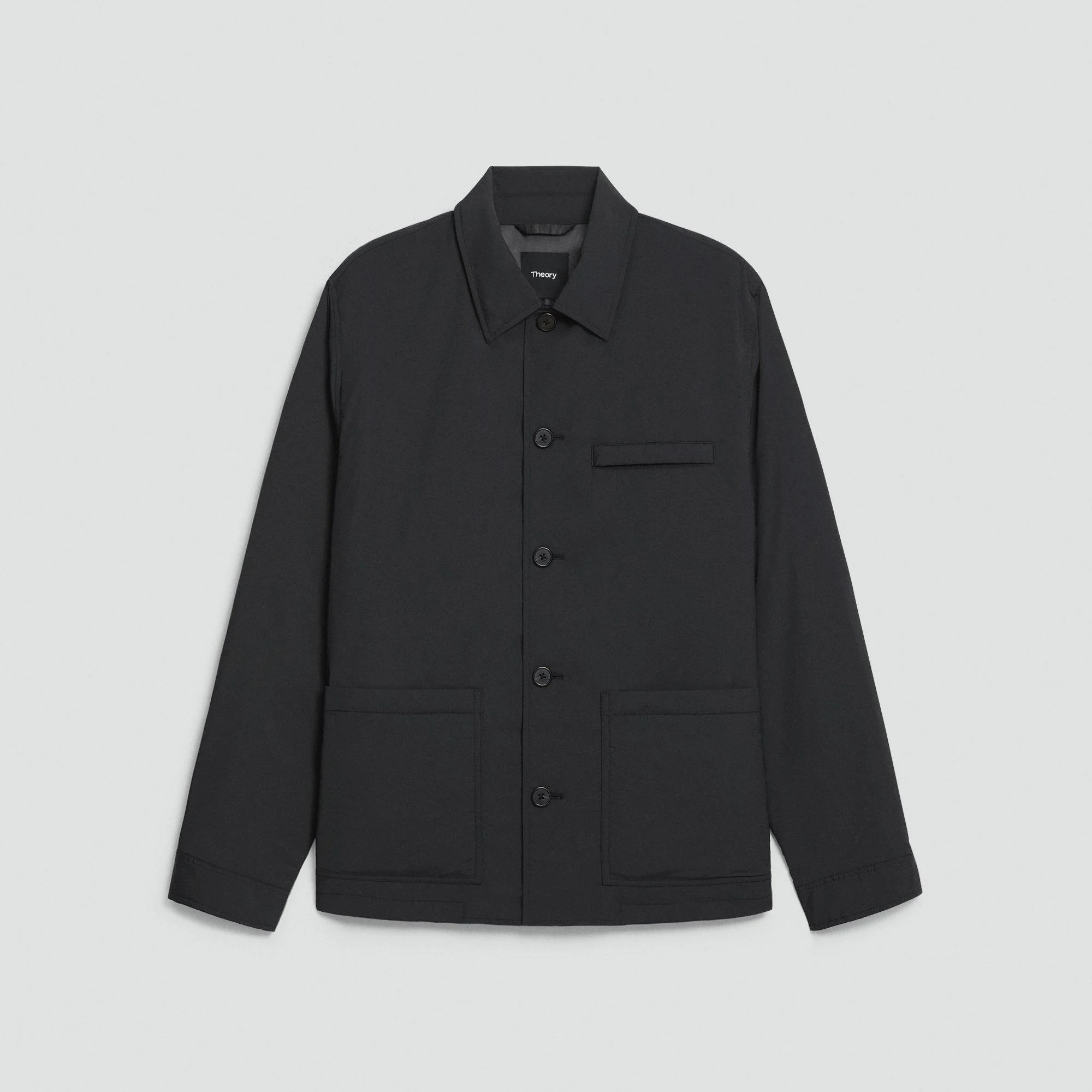 Button-Up Jacket in Motion Nylon - 1