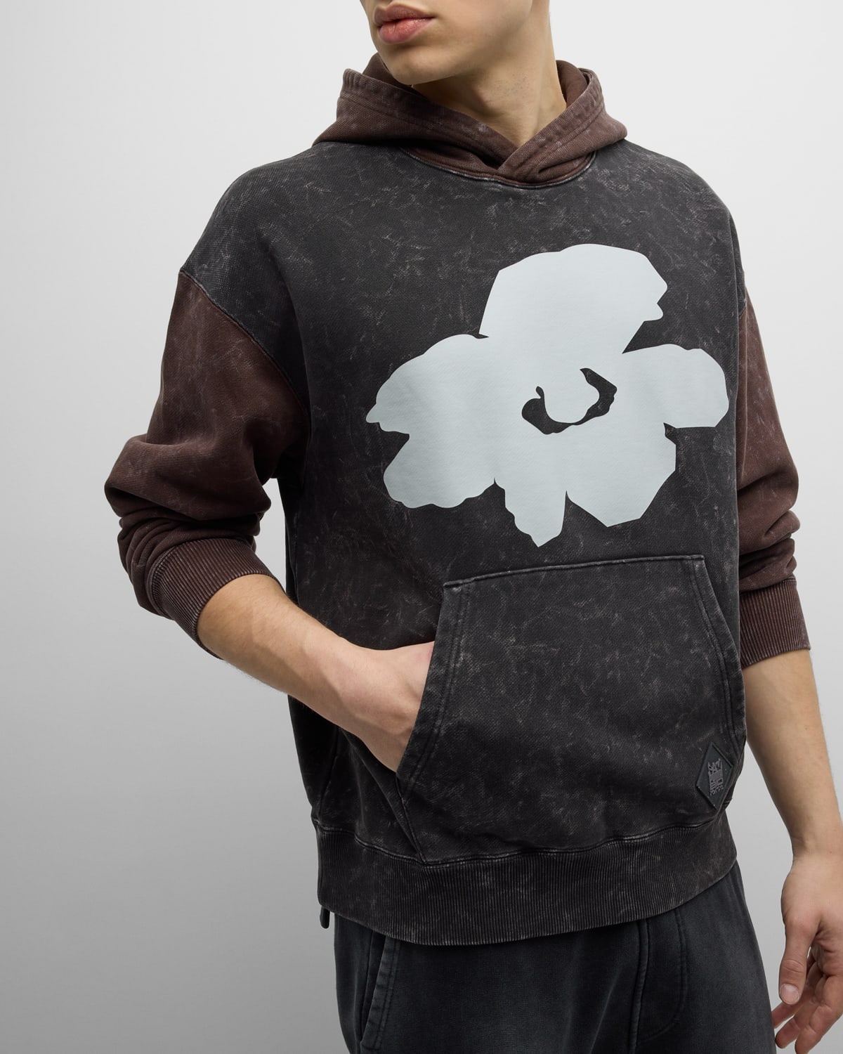 x P.A.M. Men's Colorblock Flower Hoodie - 6