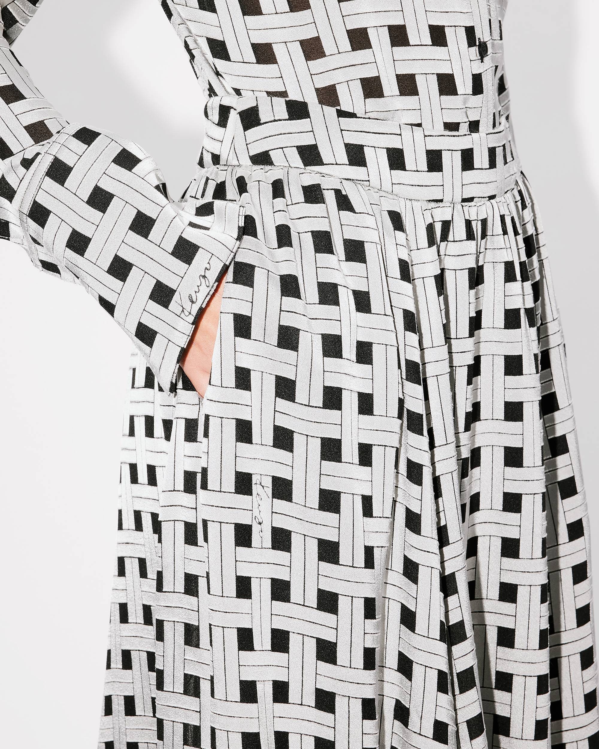 'KENZO Weave' midi skirt - 6