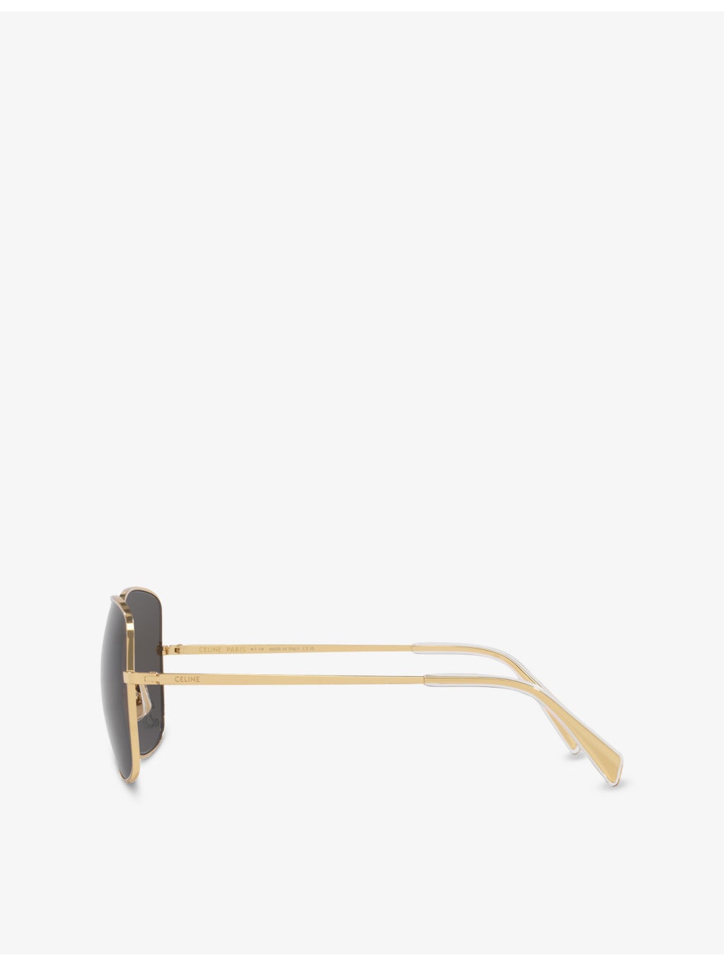 CL40284U Triomphe Rhinestone Square-Frame Metal Sunglasses - 2