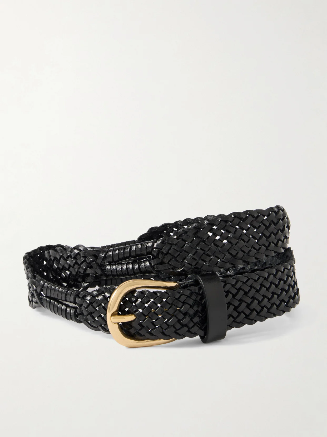 Woven Leather Belt - 1