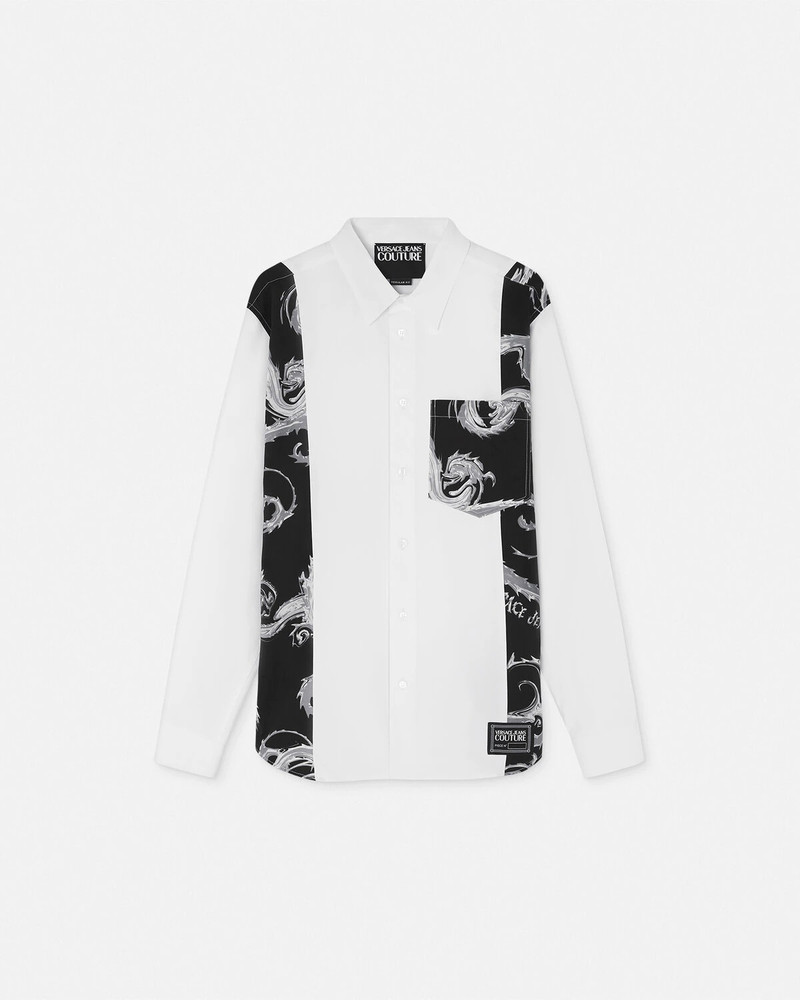 Chromo Couture Paneled Regular-Fit Shirt 1