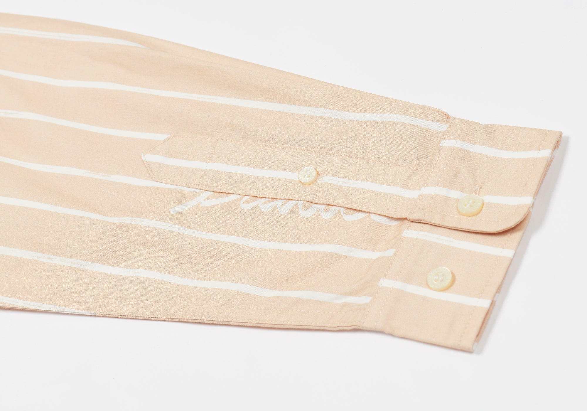 HAND STRIPE SHIRT TAN - 4