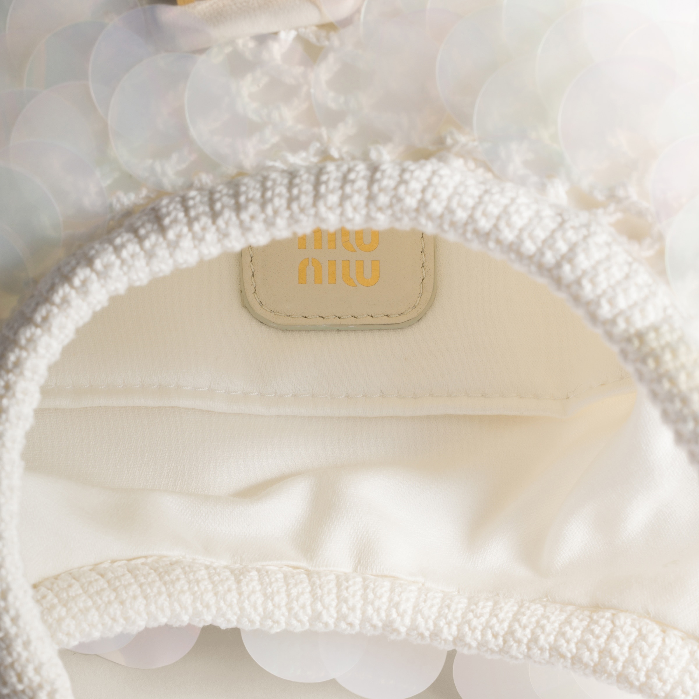 MiuMiu＊IVY sequin mesh bag スパンコールメッシュバッグ＊送込 The IVY Bag: Miu Miu's Bold Vision of Contemporary Luxury