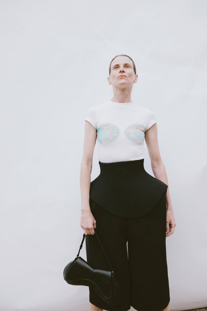 HEMISPHERES MAP PRINTED TEE WHITE 6