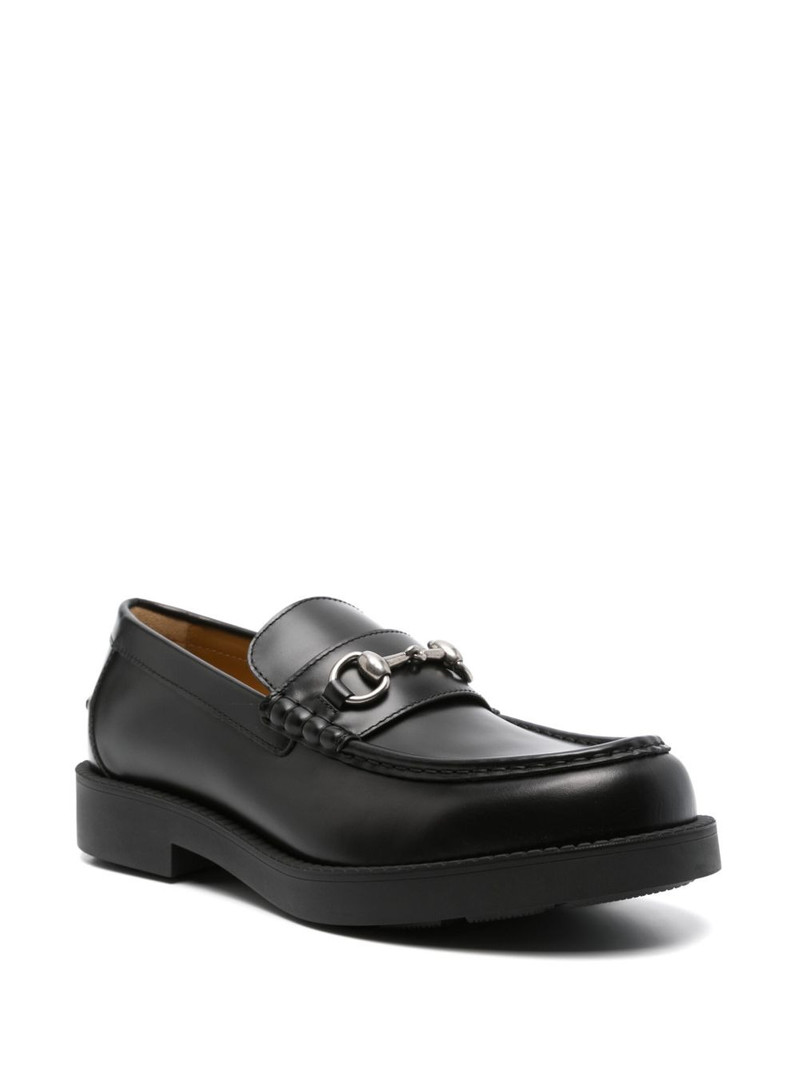 GUCCI Horsebit round-toe loafers outlook