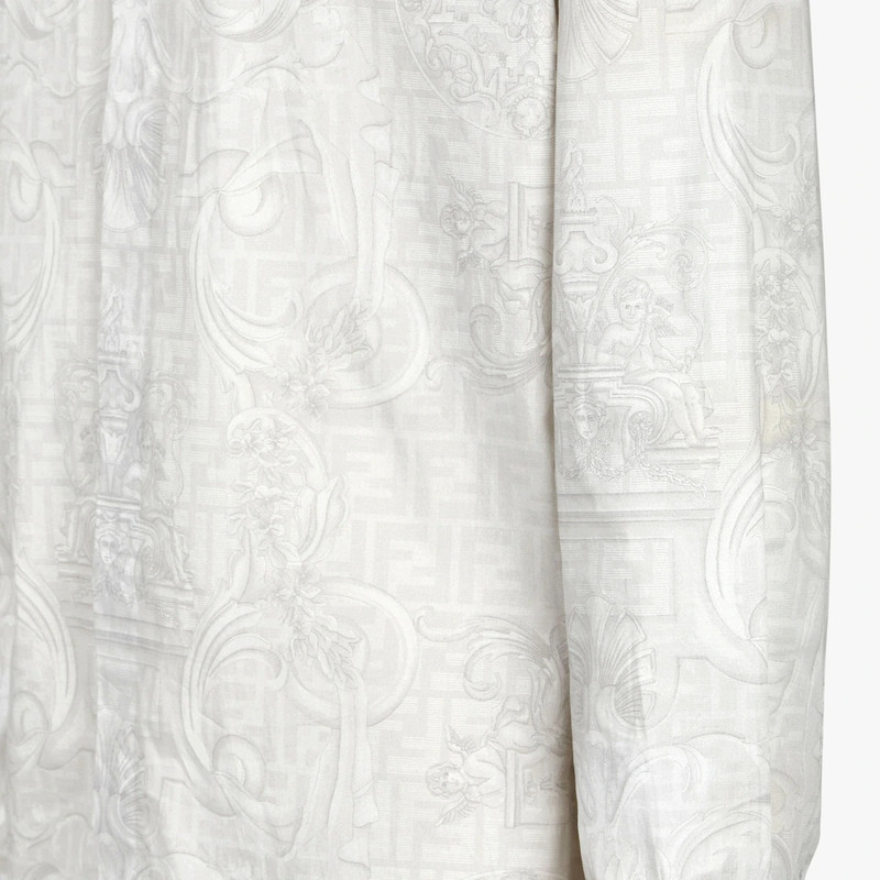 Fendace white silk shirt 3