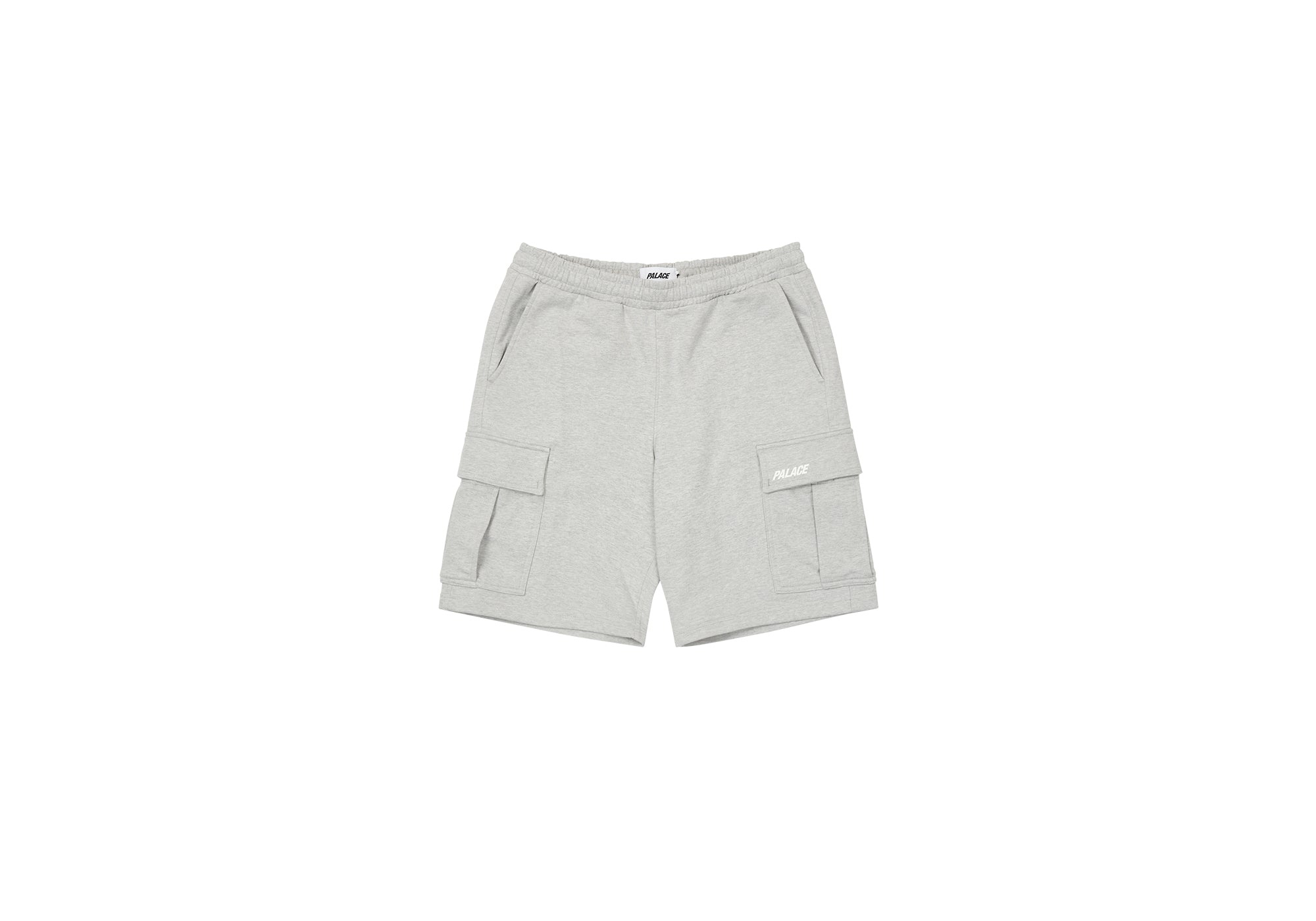 CARGO SWEAT SHORTS GREY MARL - 1