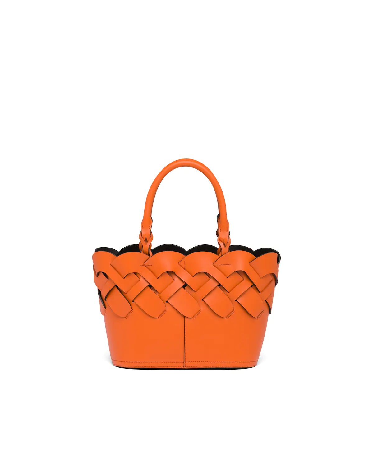 Leather Prada Tress Tote - 4