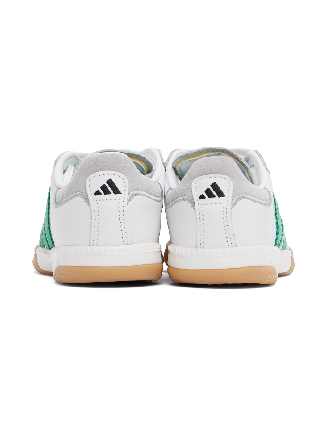 White & Green Samba MN Sneakers - 2