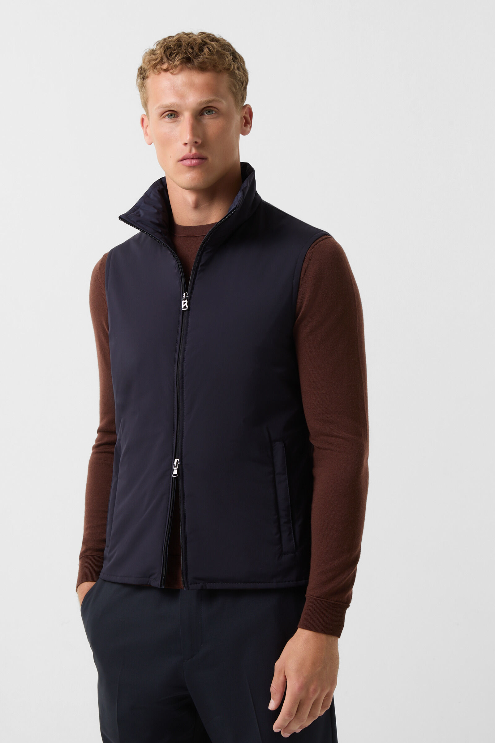 Conner vest in Navy blue - 2