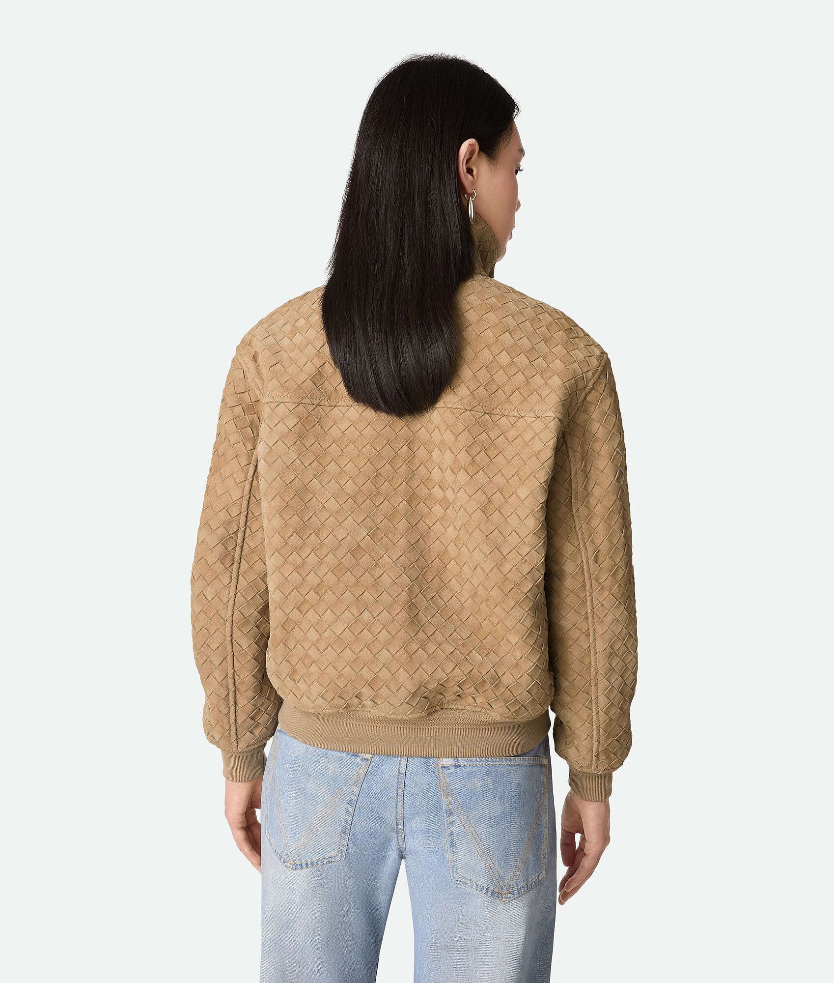 Intrecciato Suede Blouson - 3