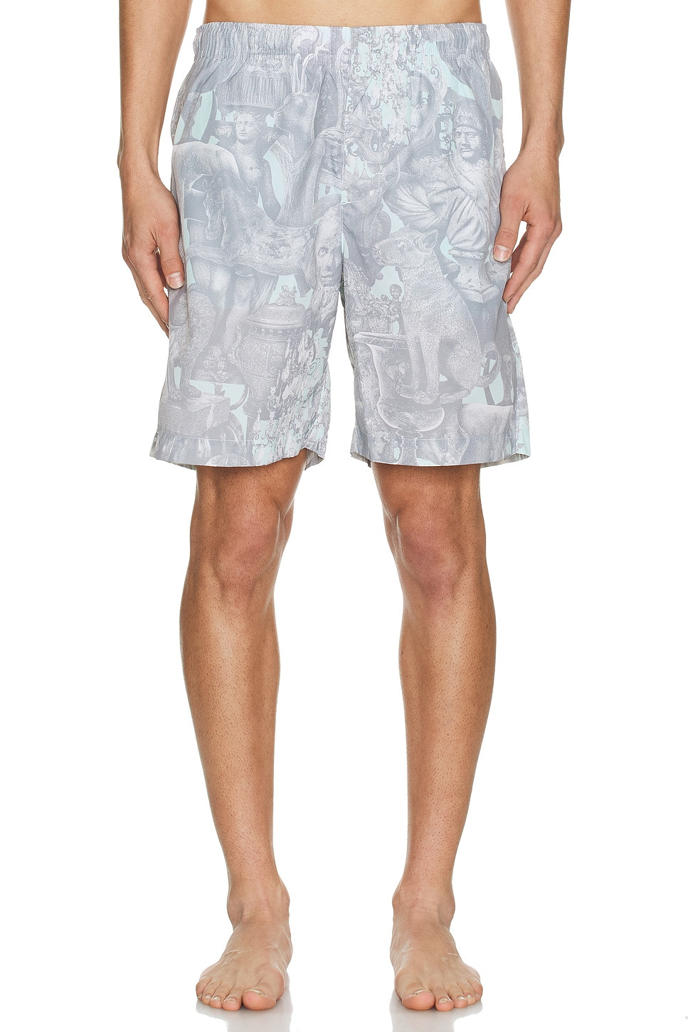 Logo Embroidery Swim Shorts - 3