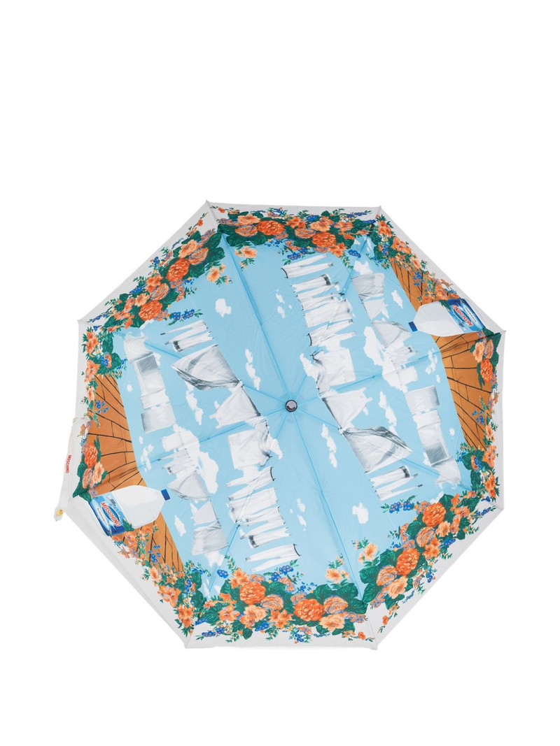 floral-print umbrella 1