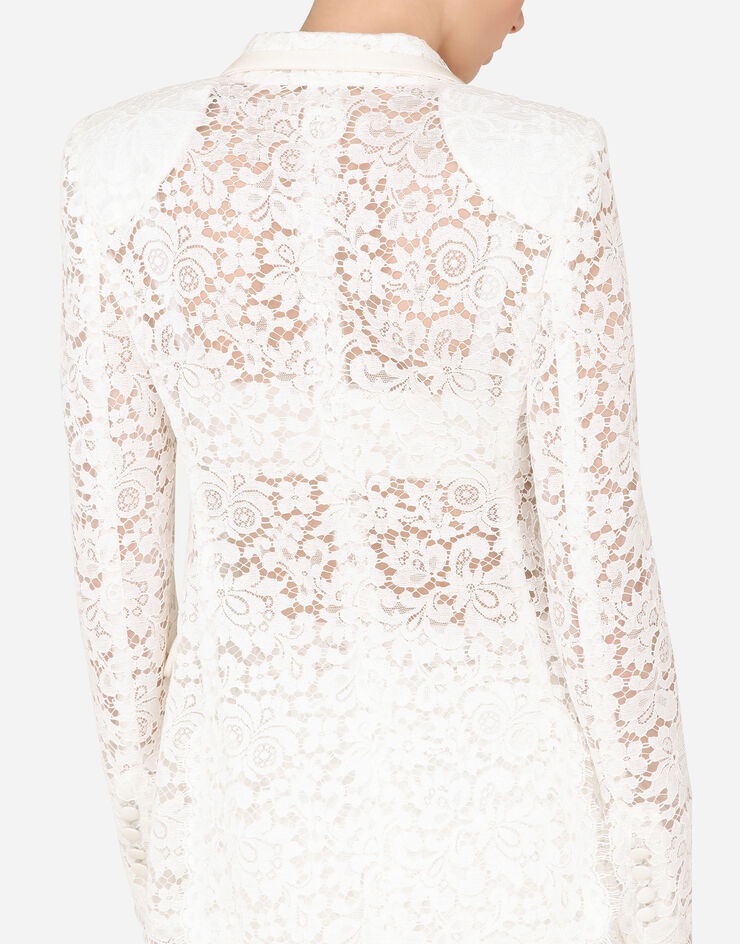 Lace jacket with edge detailing - 5