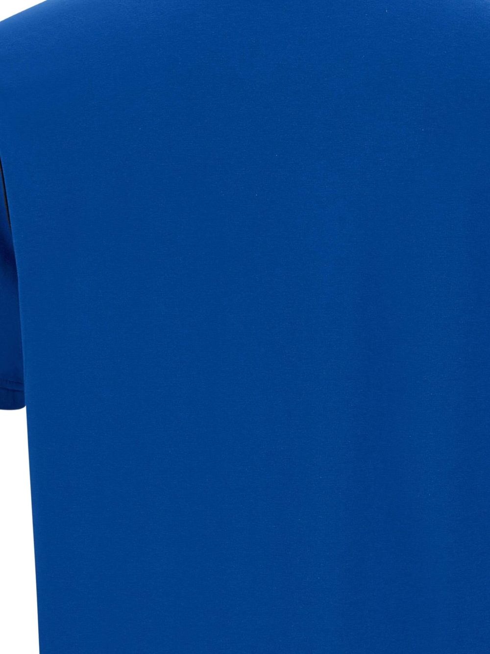 contrast-piping crew-neck T-shirt - 4