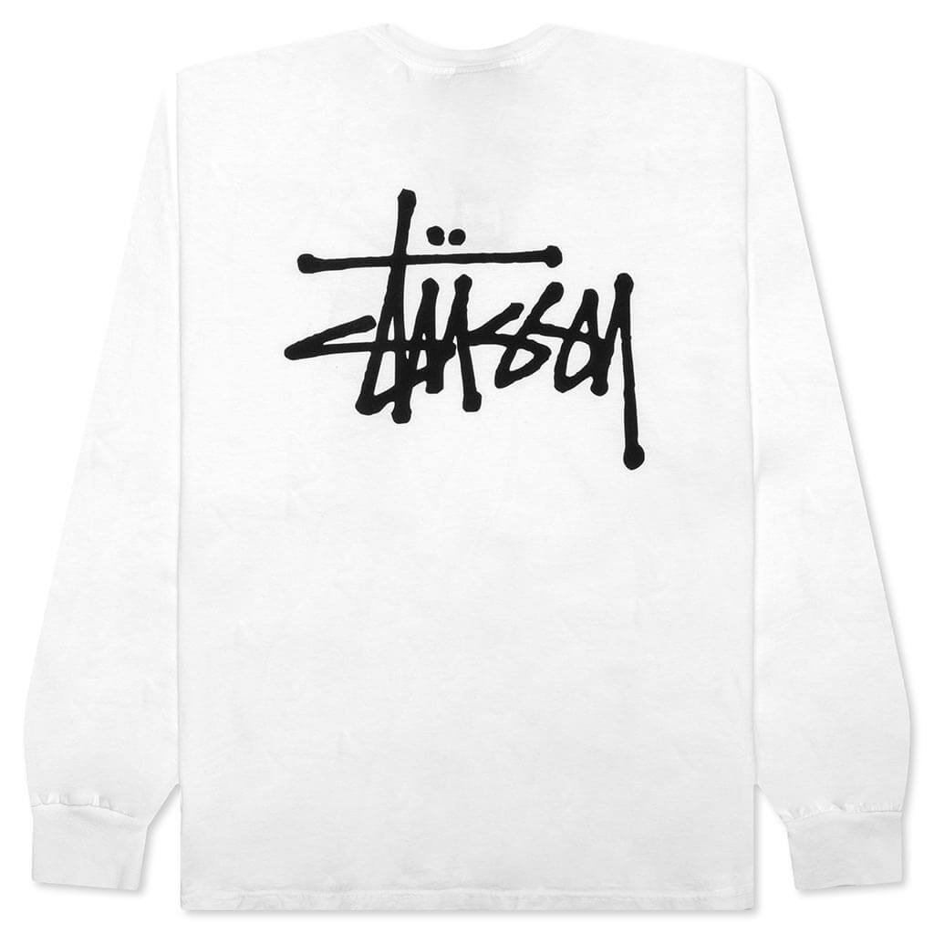 BASIC STUSSY PIG. DYED L/S TEE - NATURAL - 2