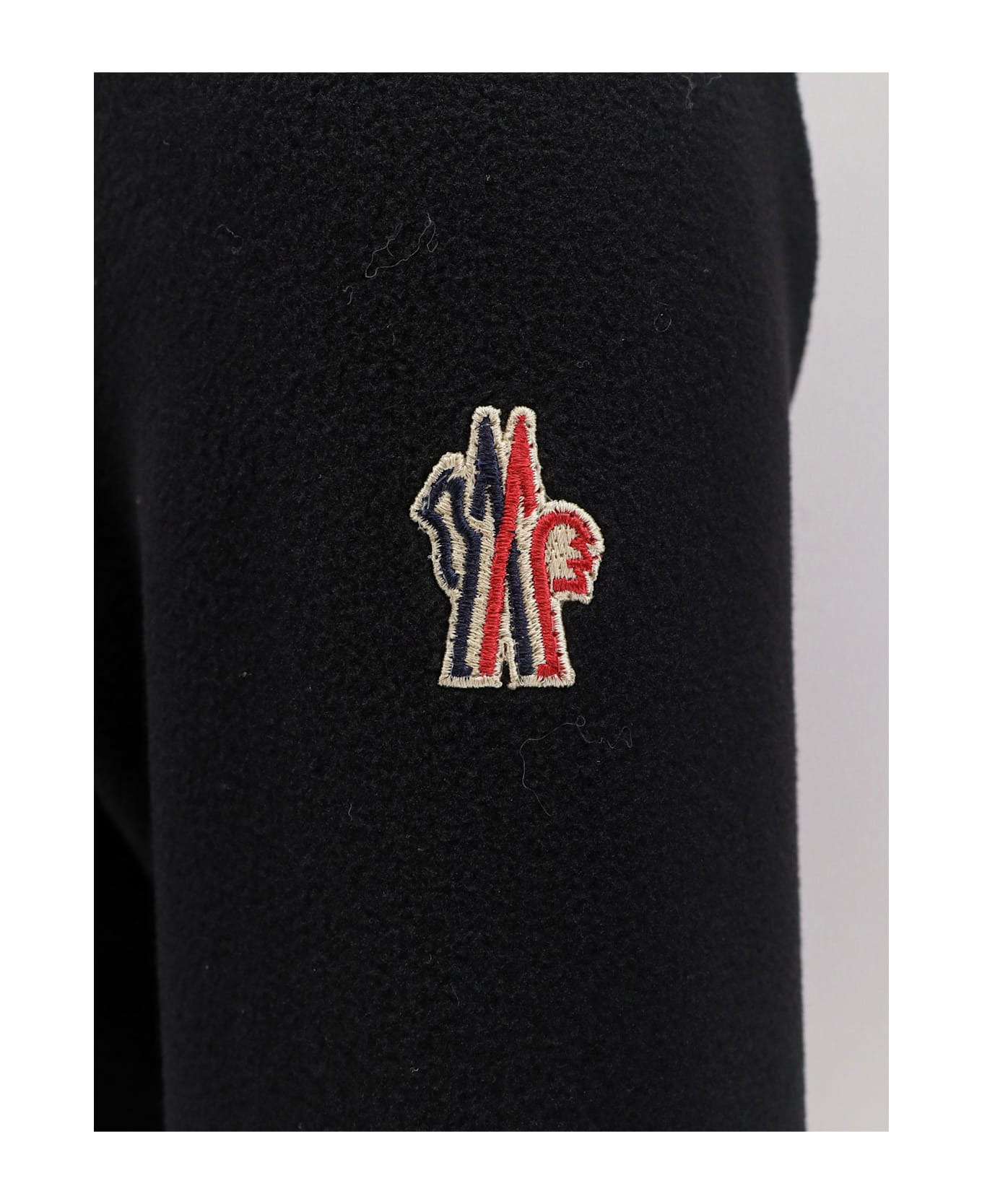 Nylon Down Jacket With Fleece Inserts - 3