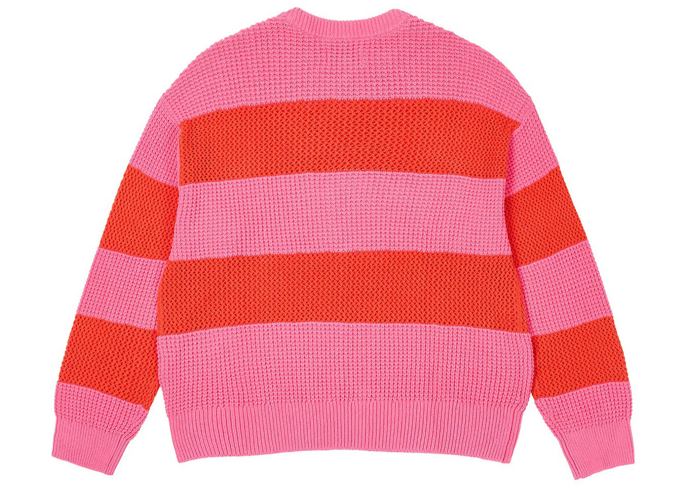 Palace Open Stripe Knit Pink/Orange - 2
