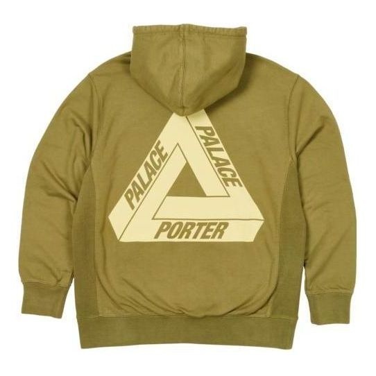 Palace X Porter SS23 Logo Hoodie 'Yellow' PAL-SS23-101 - 1