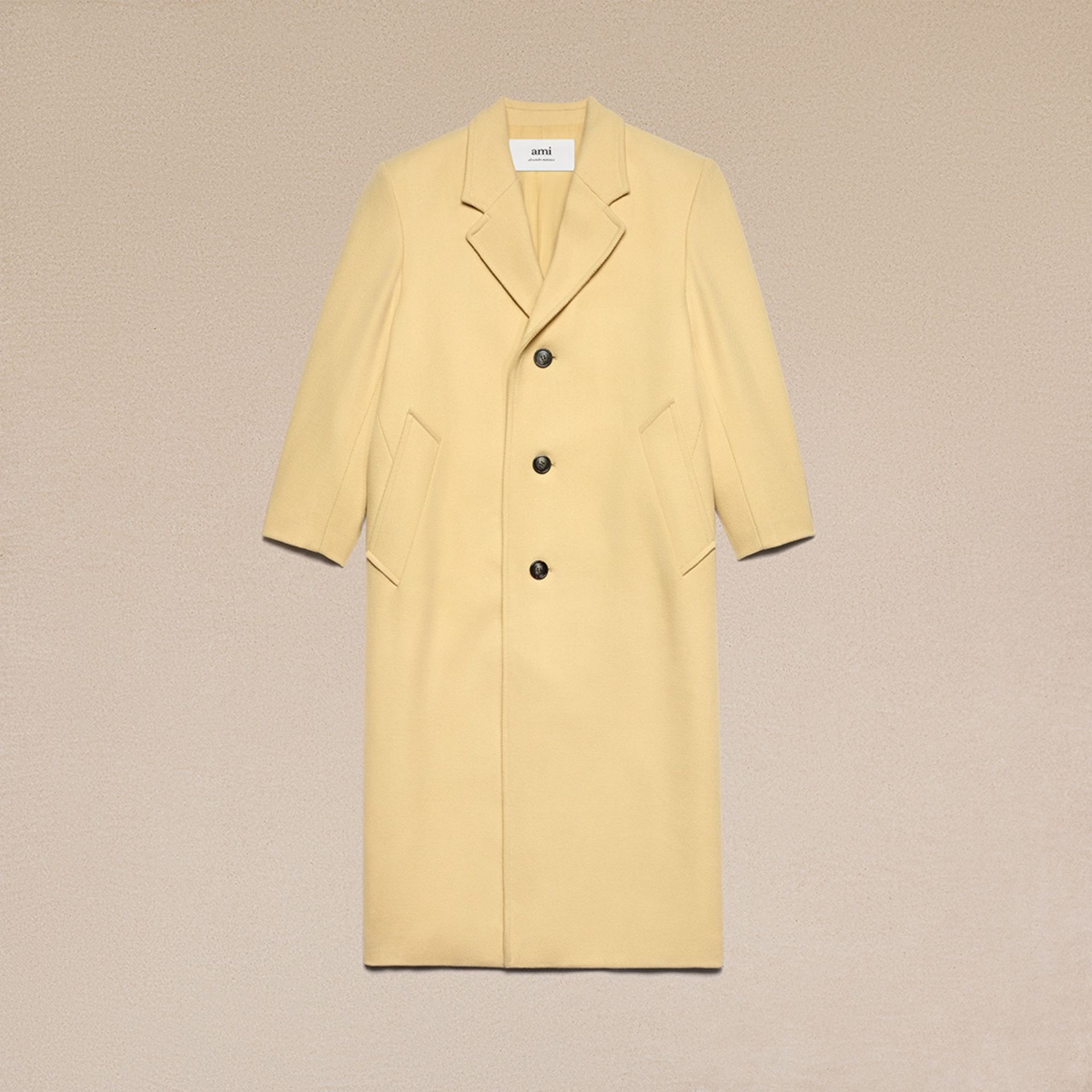 Three Buttons Oversized Coat - 2