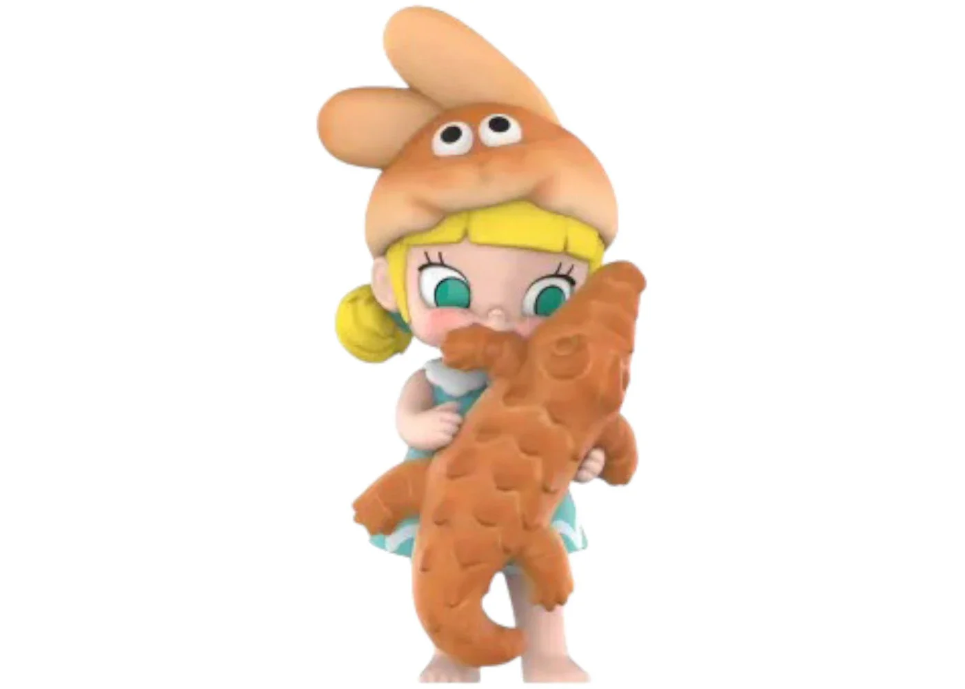 Pop Mart Molly Carb-Lover Series Crocodile Bread Figure - 1