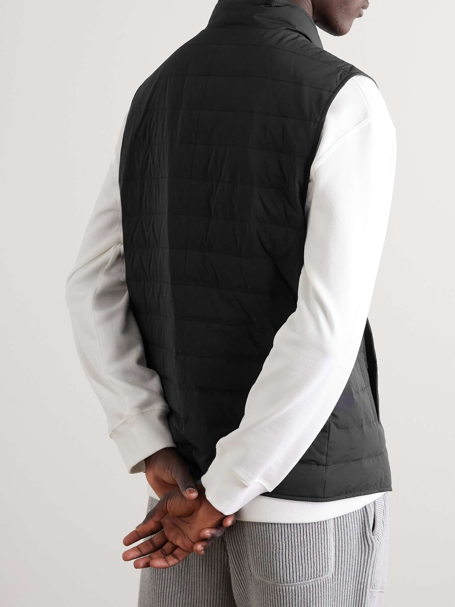 Quilted Nylon Down Gilet - 3