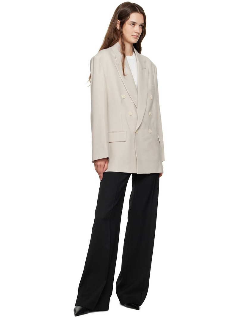 Victoria Beckham Black Alina Tailored Trousers outlook