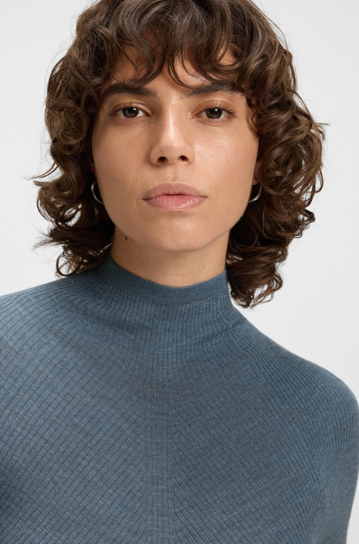 CREW-NECK SWEATER IN MERINO WOOL - 5