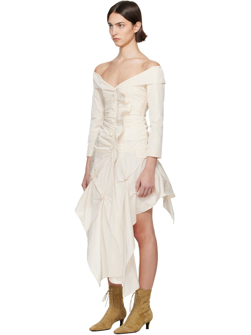 RENAISSANCE RENAISSANCE SSENSE Exclusive Bridal Capsule Coco Minidress outlook